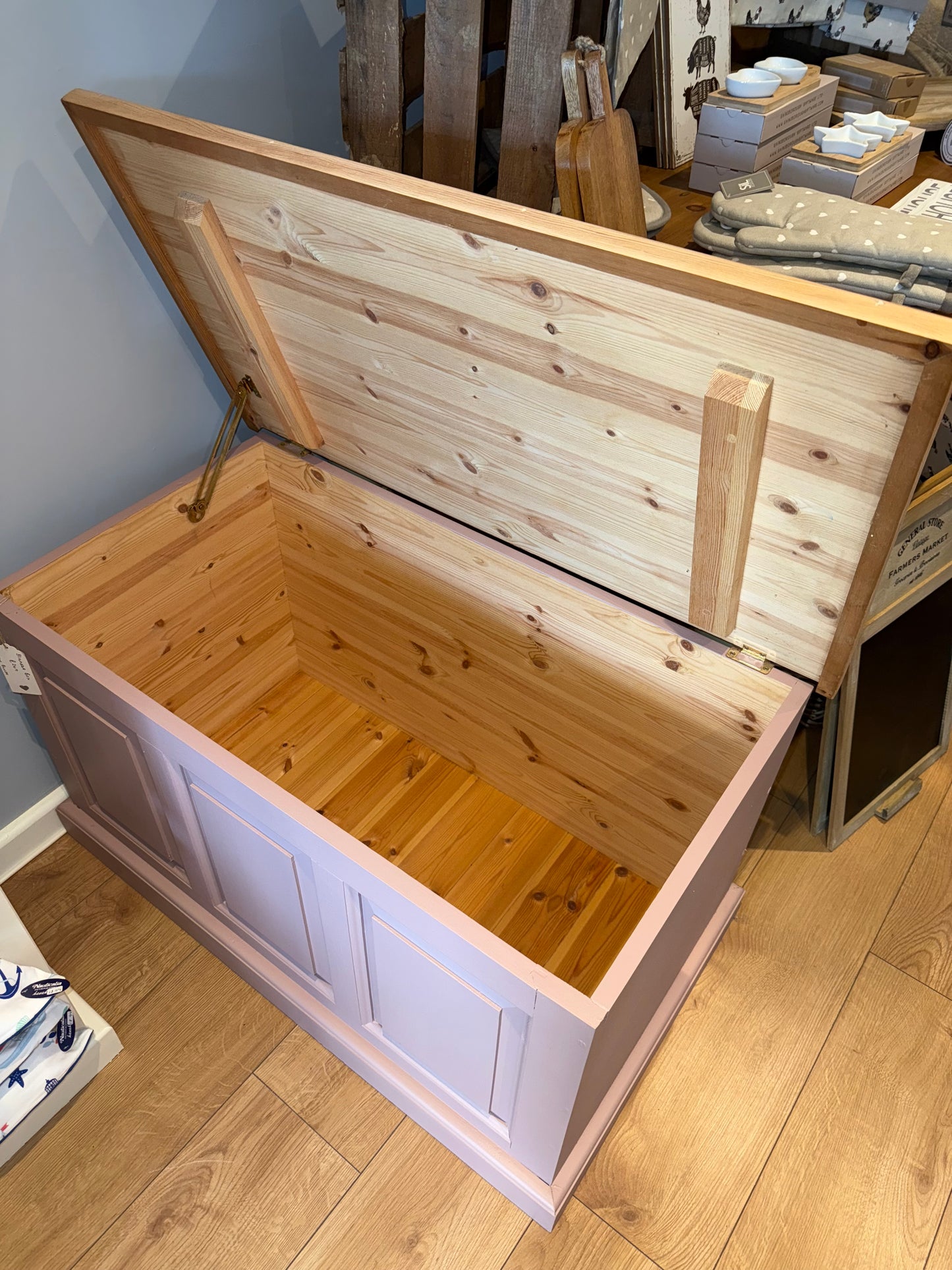 Solid Pine Blanket Box