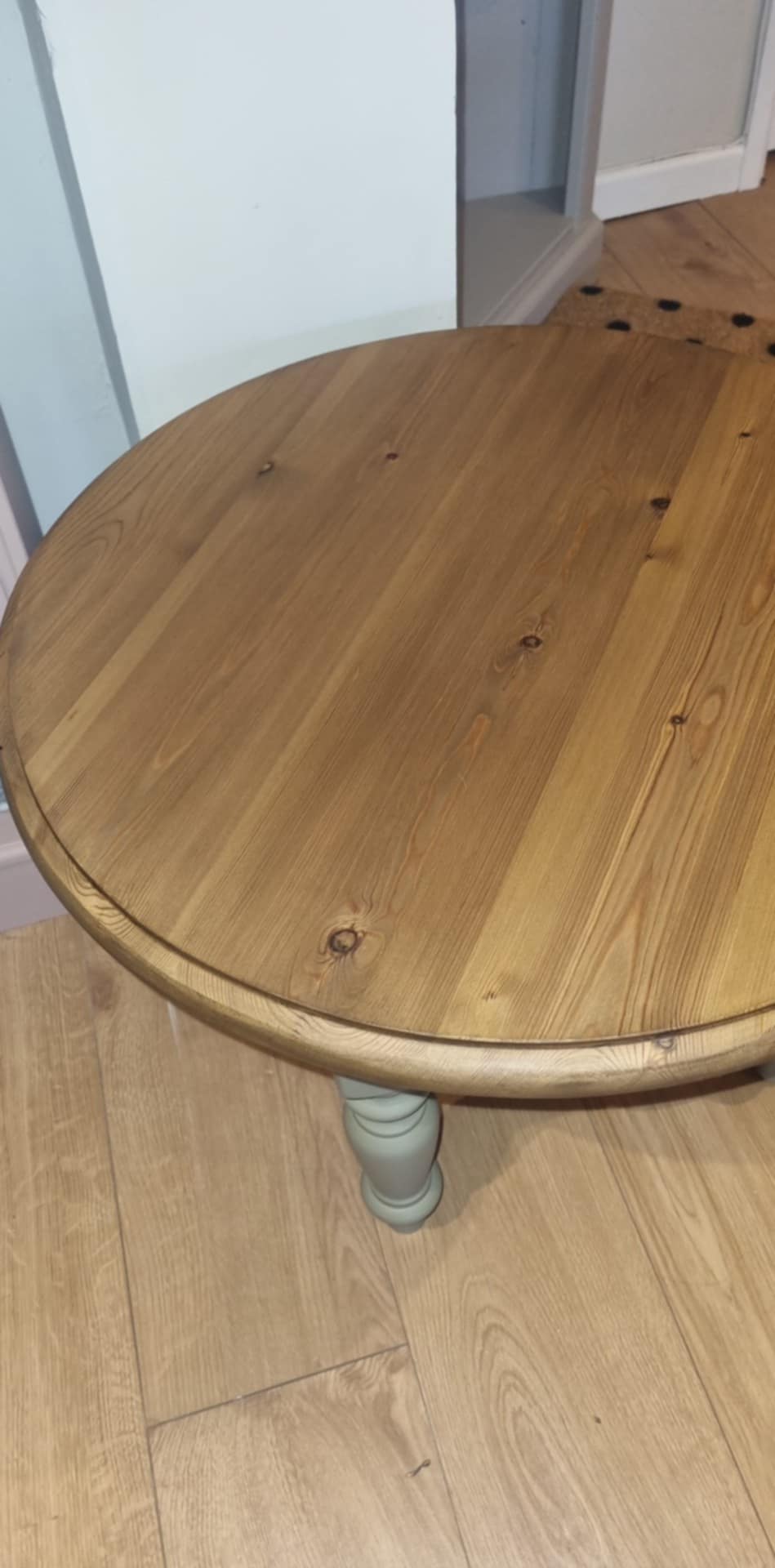 Solid Pine Round Coffee Table