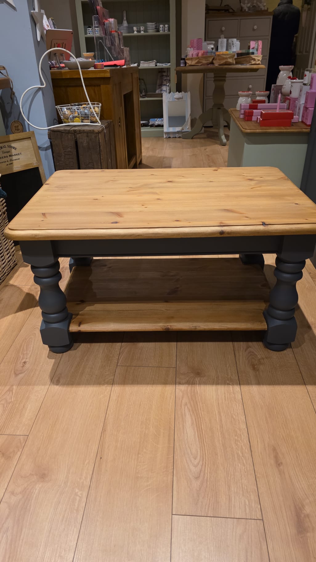Solid Pine Chunky Coffee Table