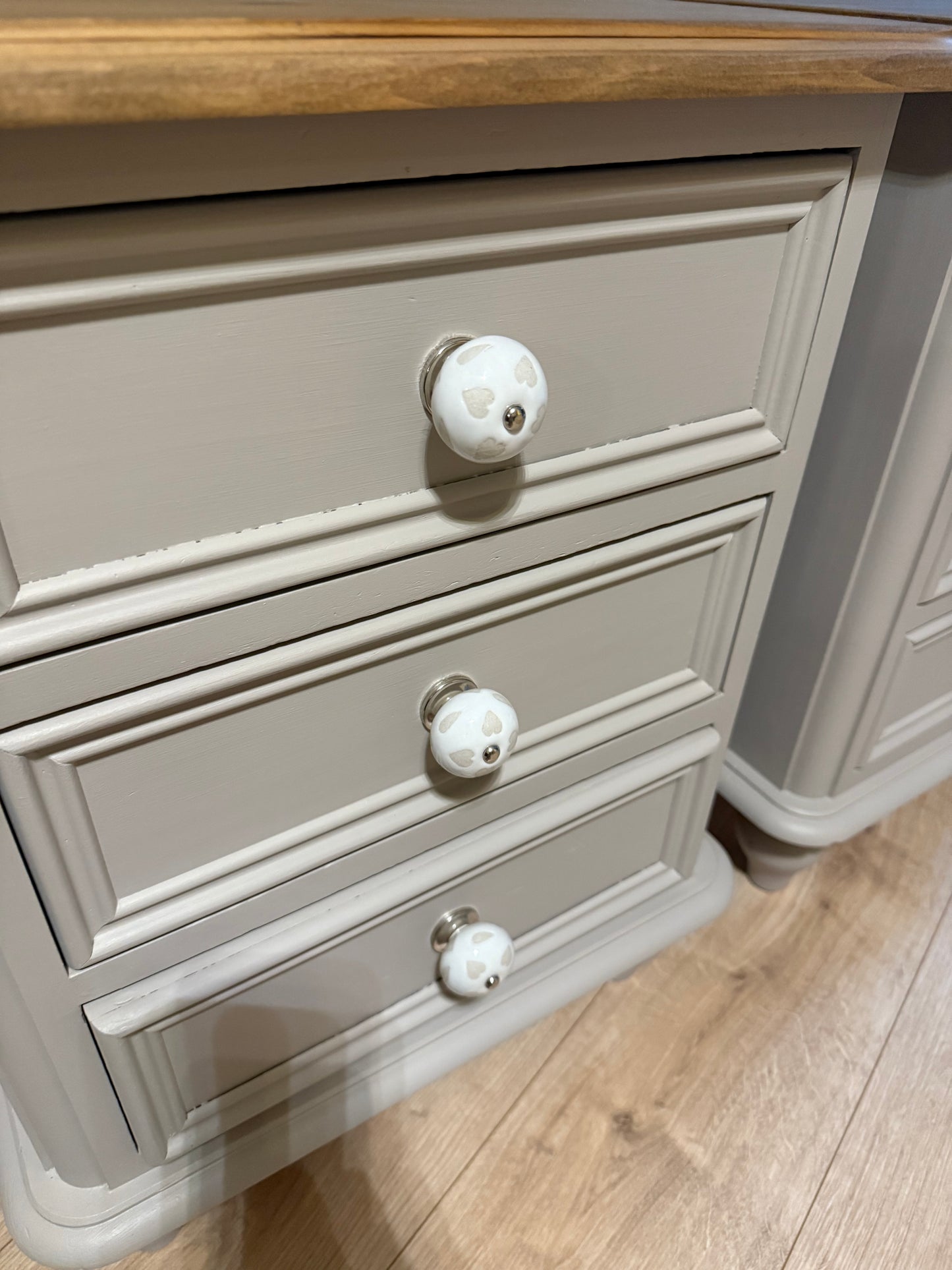 Solid Pine Pair of Bedside Tables