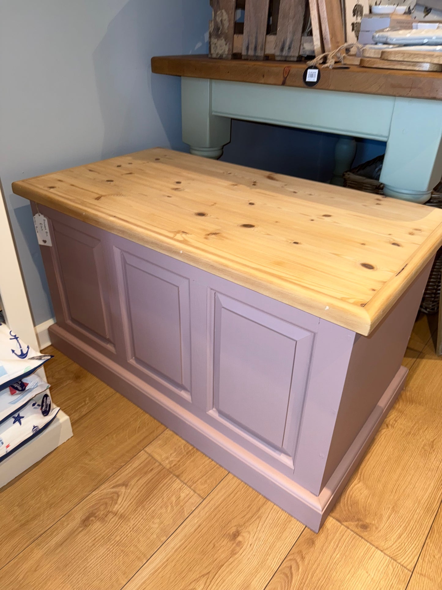 Solid Pine Blanket Box
