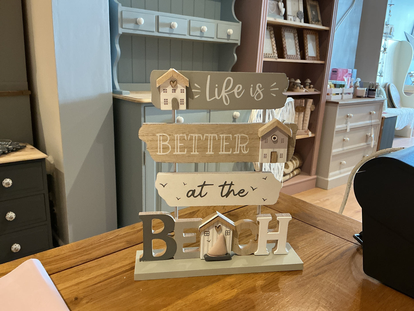 Life is better at the beach standing plaque