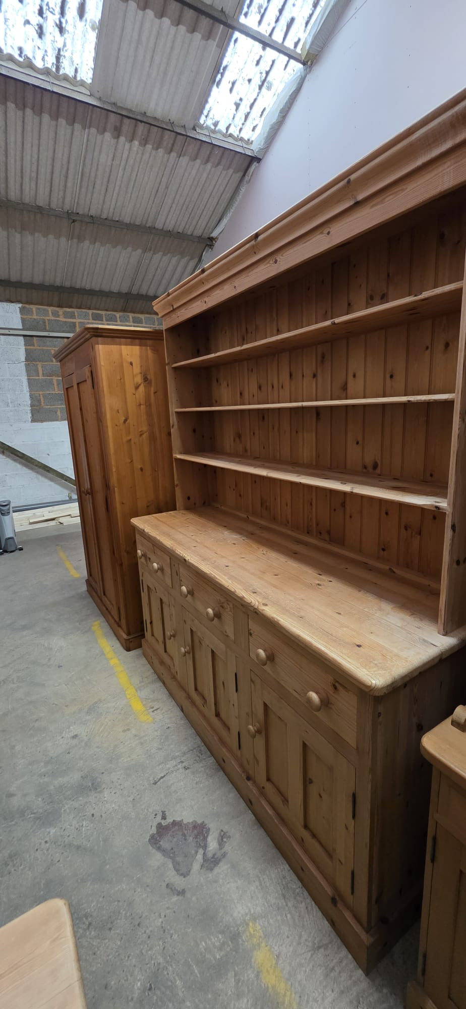 Large Solid Pine Dresser (Painted)