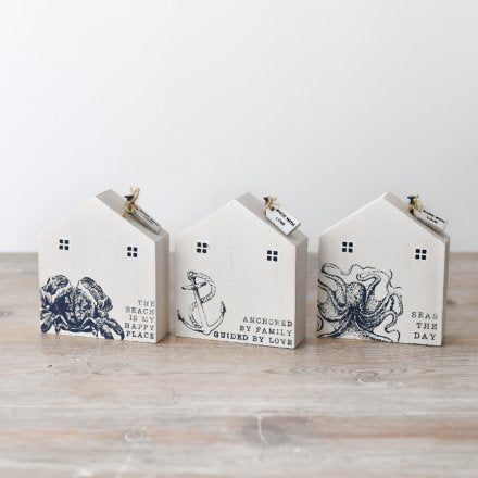 ANCHORED BY FAMILY GUIDED BY LOVE" HOUSE DECO, 10CM