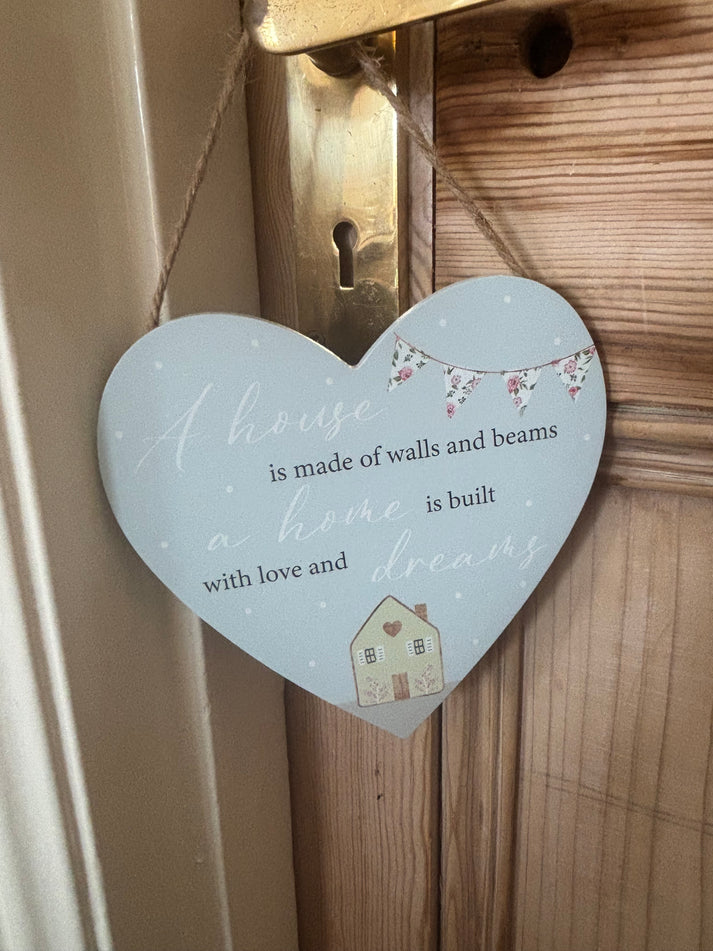 Heart Hanging Quote