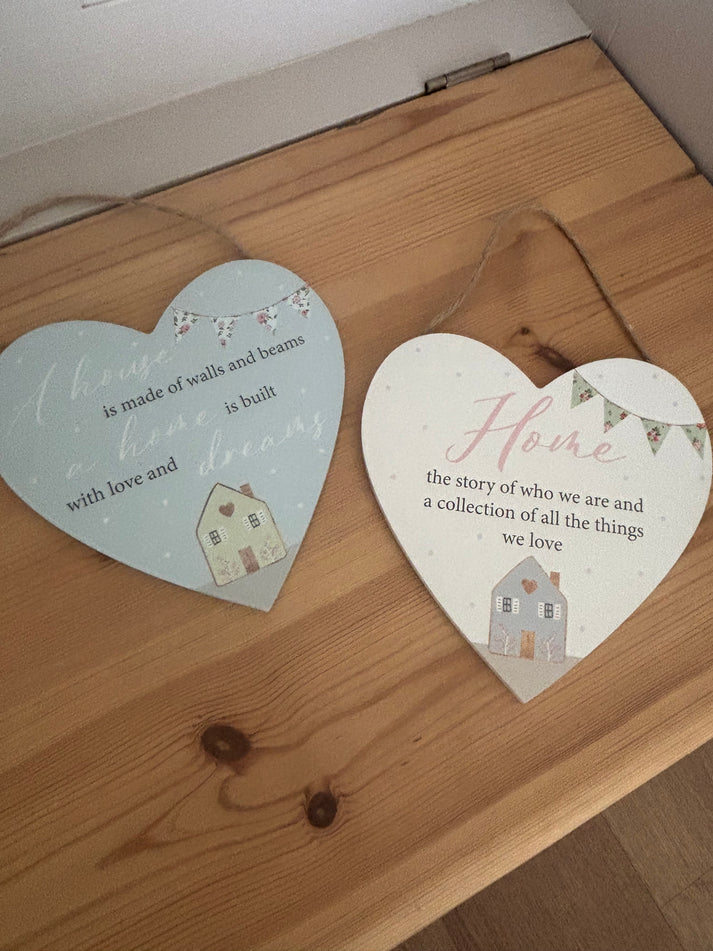 Heart Hanging Quote