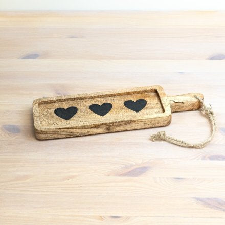 Heart Paddle Chopping Board