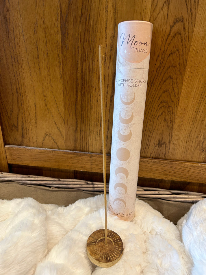 Moon Phase Coconut Incense sticks gift set