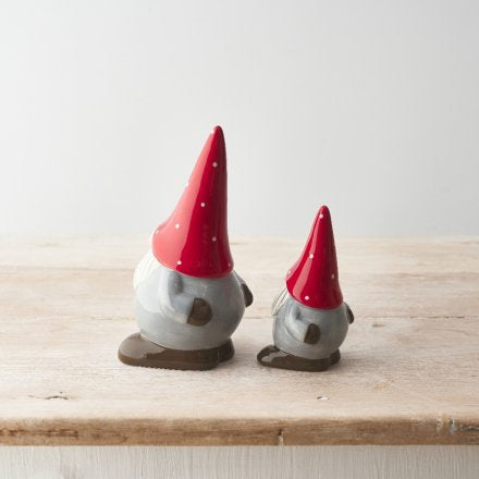 STANDING RED DOTTY GONK, 16CM