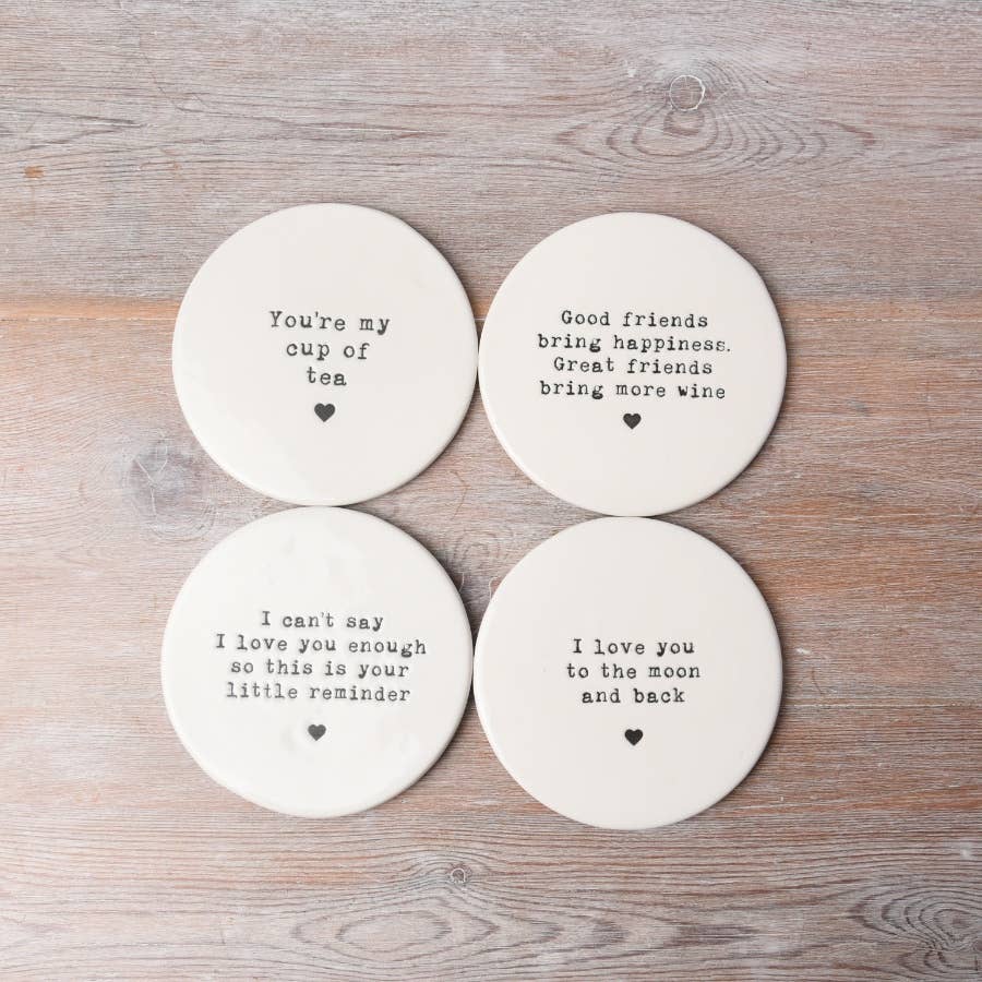 Bring Happiness Coaster Good Friends Wine