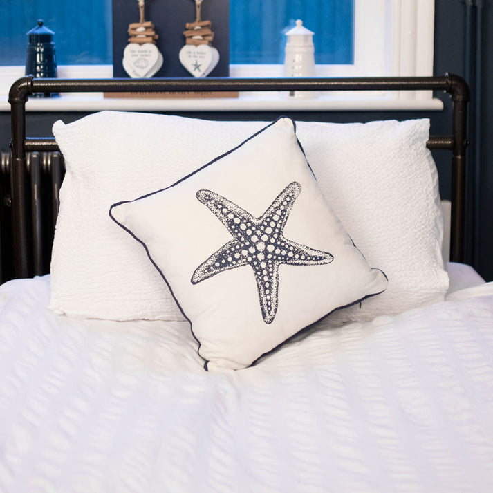 Square Starfish Cushion