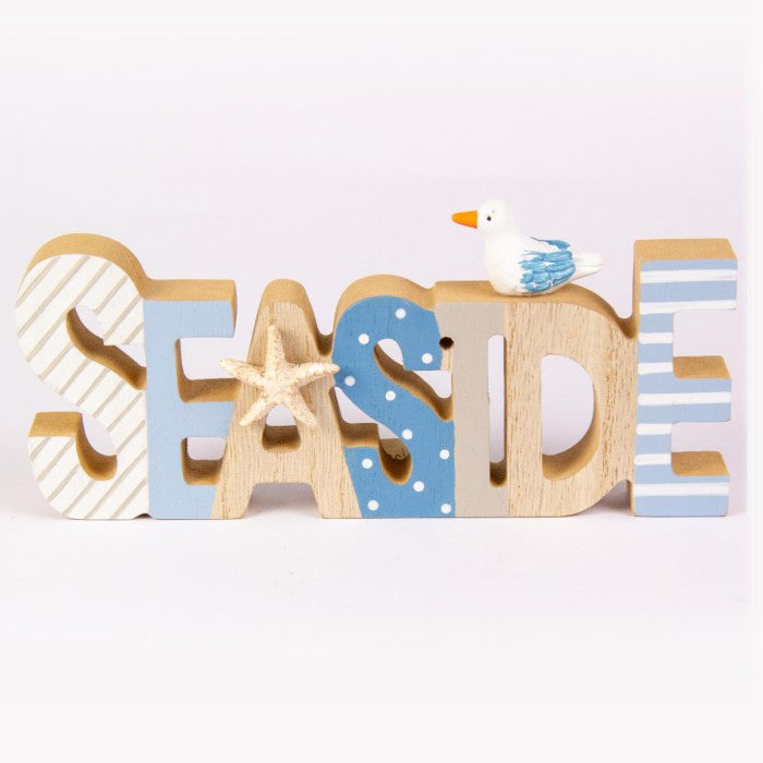 Seaside" Sign, 19cm