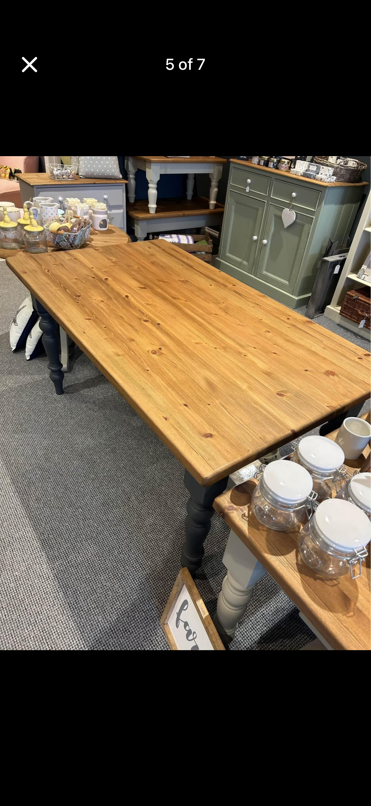 Solid Pine Dining Table