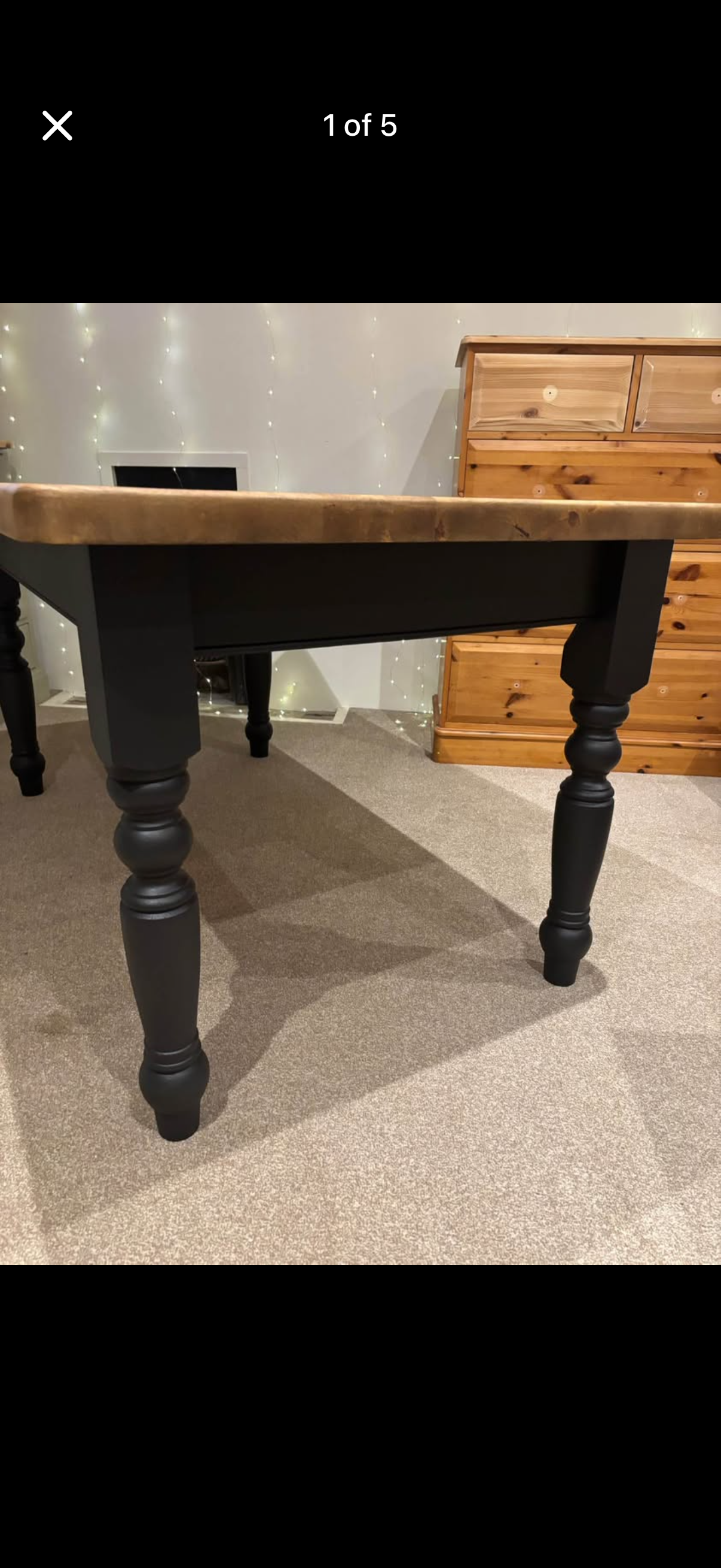 Solid Pine Dining Table
