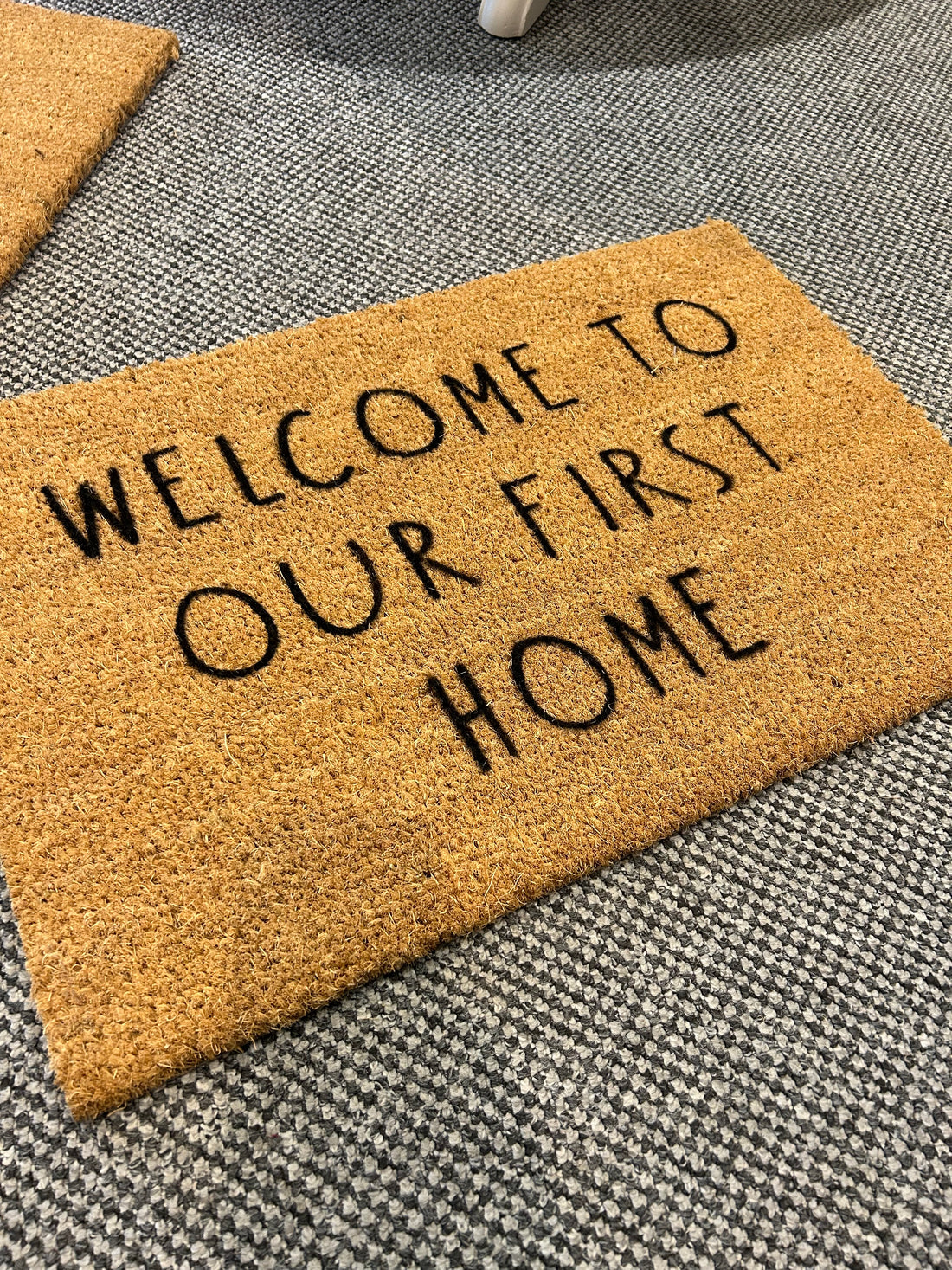 Welcome to our first home Doormat