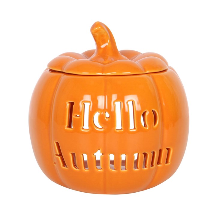 Hello Autumn Pumpkin Wax Burner