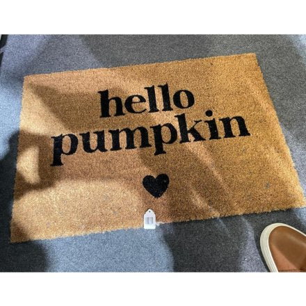 Hello Pumpkin Doormat