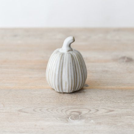 GLAZED PUMPKIN ORNAMENT, 6.8CM