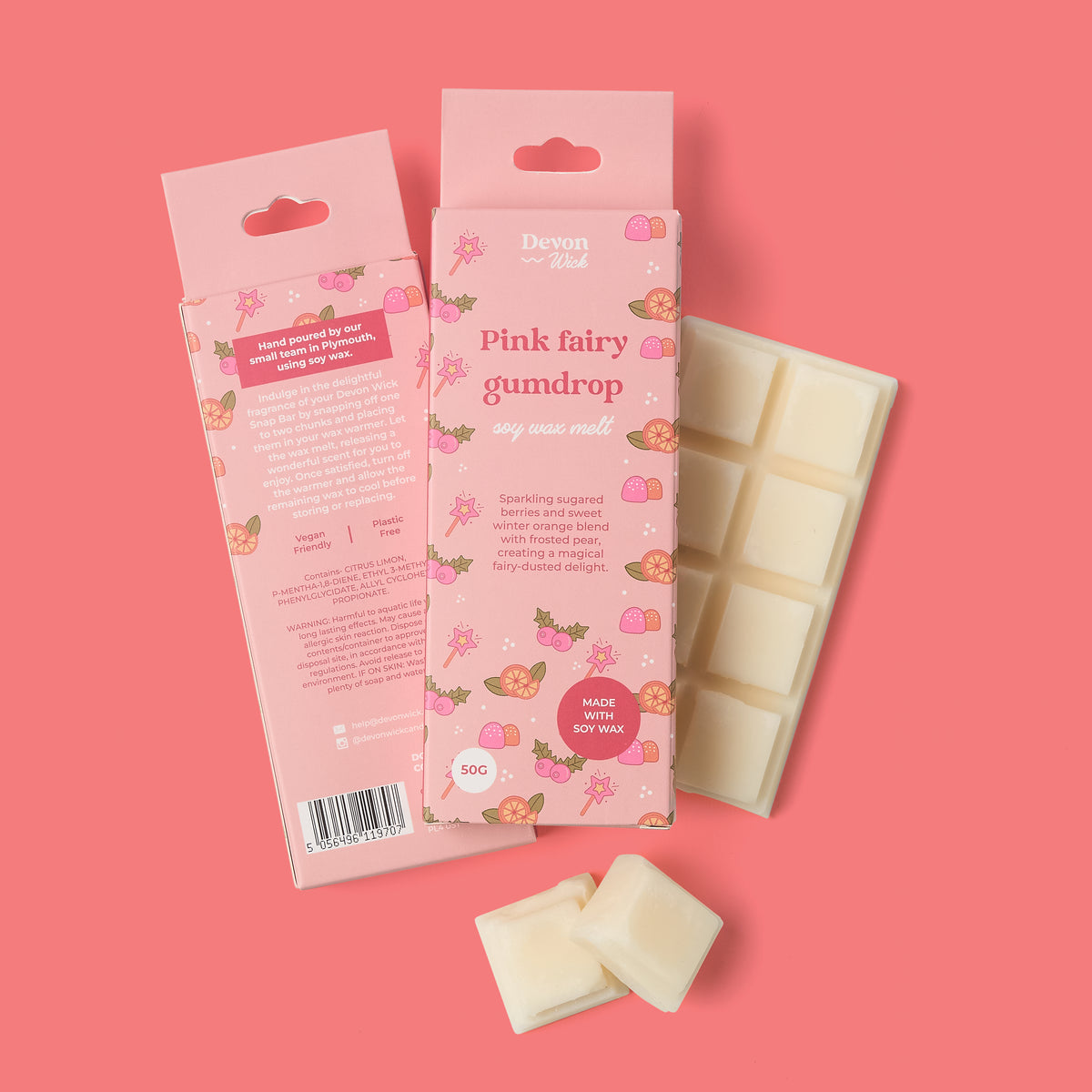 Pink Fairy Gumdrop Snap Bar Wax Melts