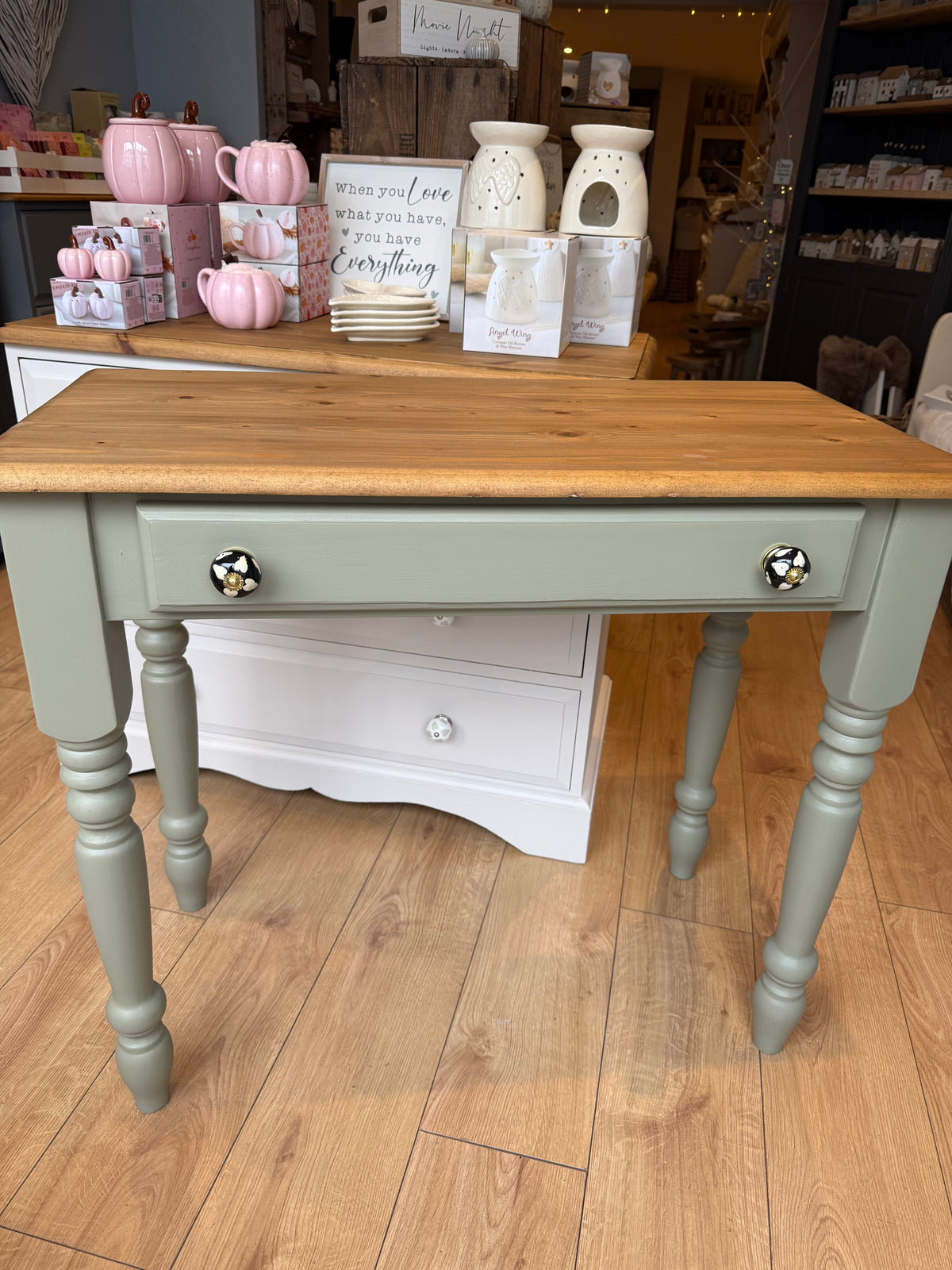 Solid Pine Console Table