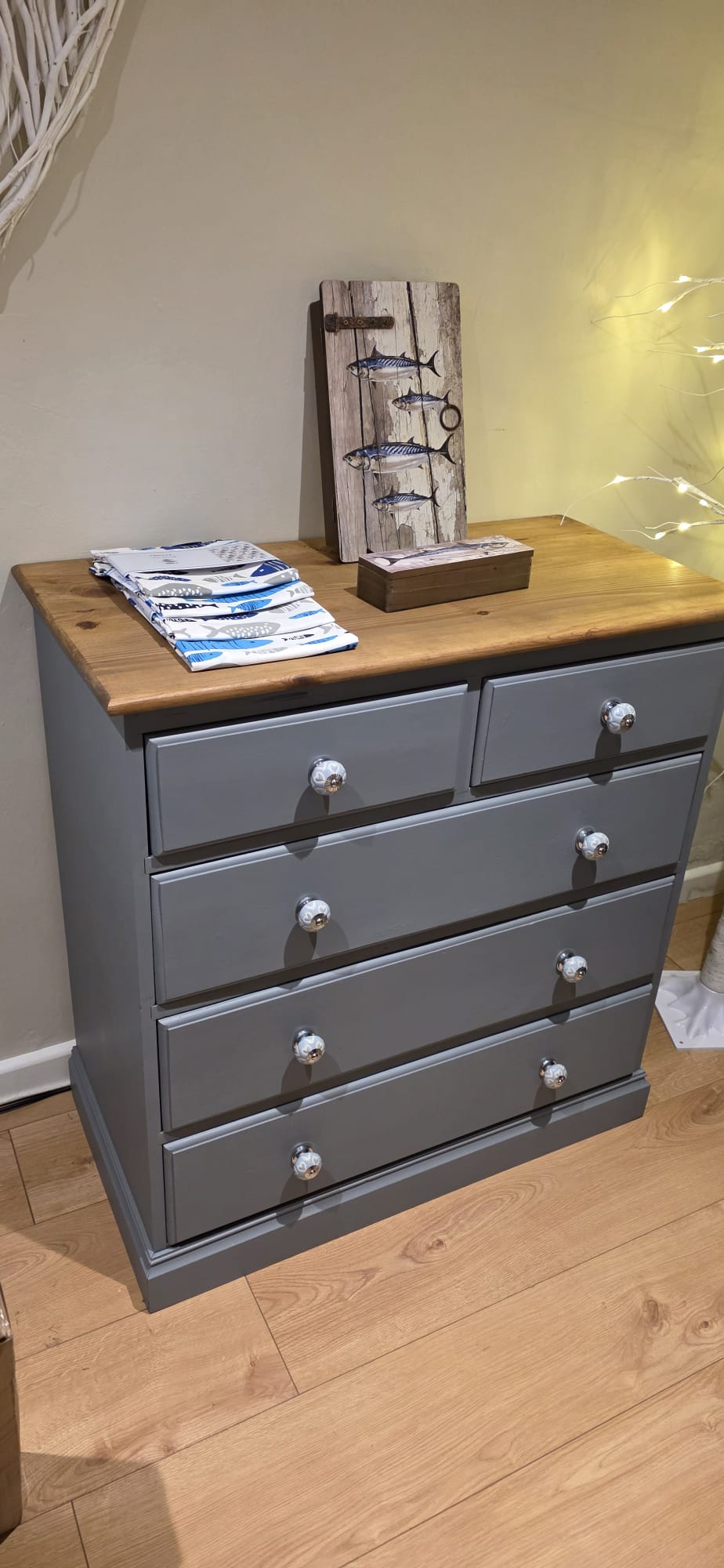 Solid Pine Chest of Drawers