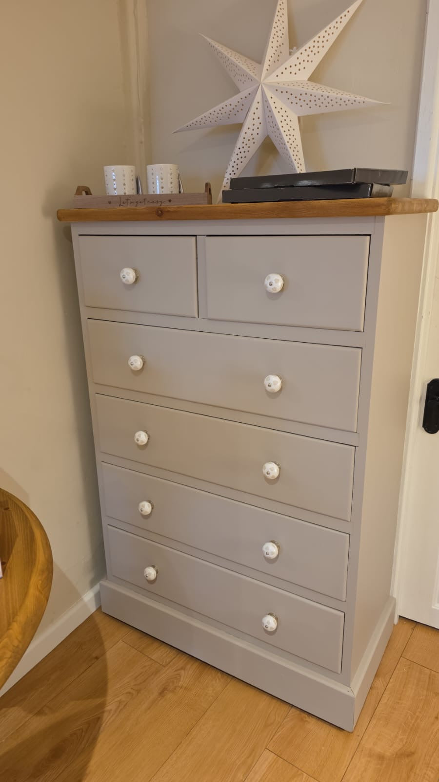 Solid Pine Large Chest of drawers