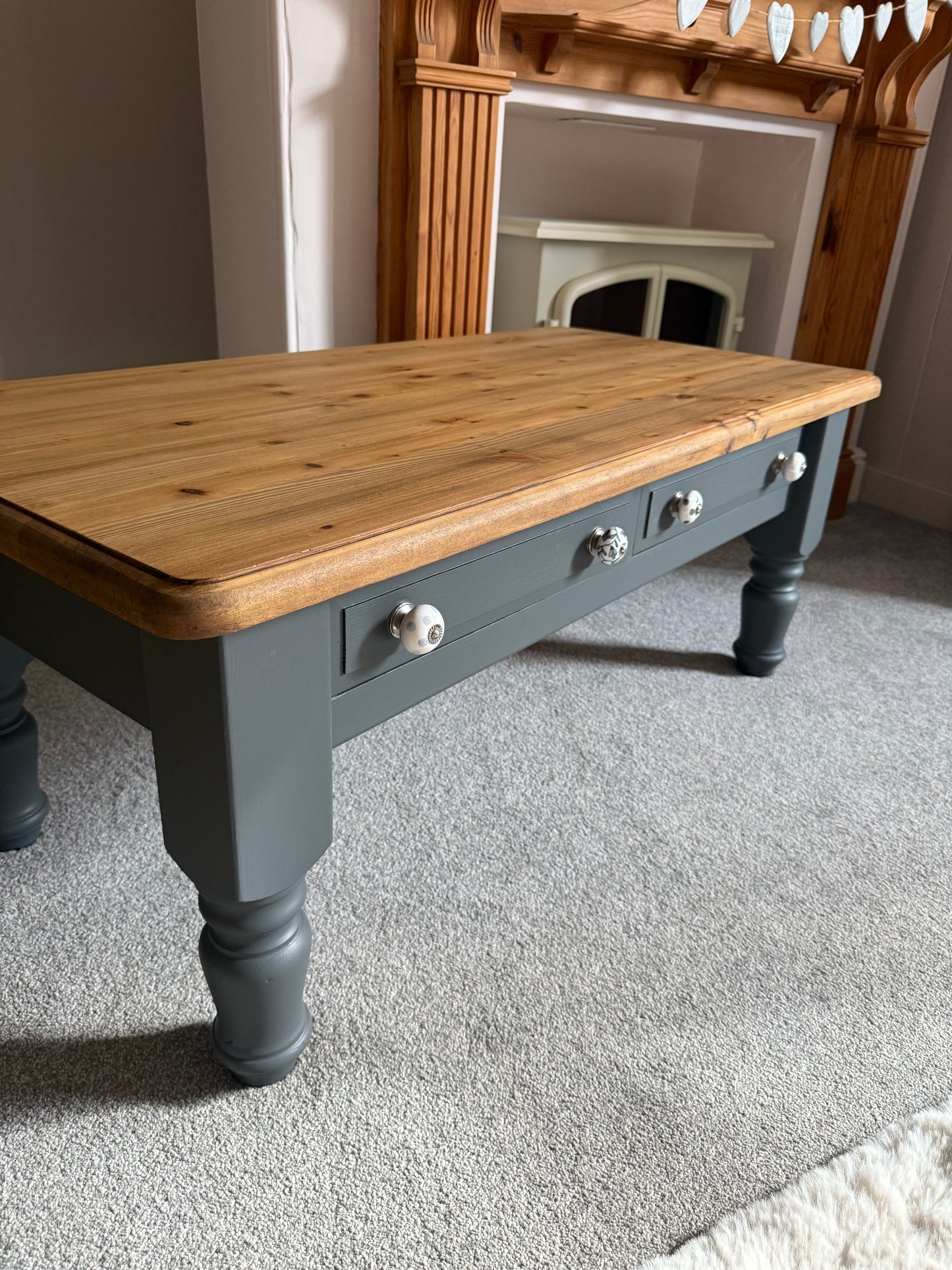 Solid Pine Coffee Table