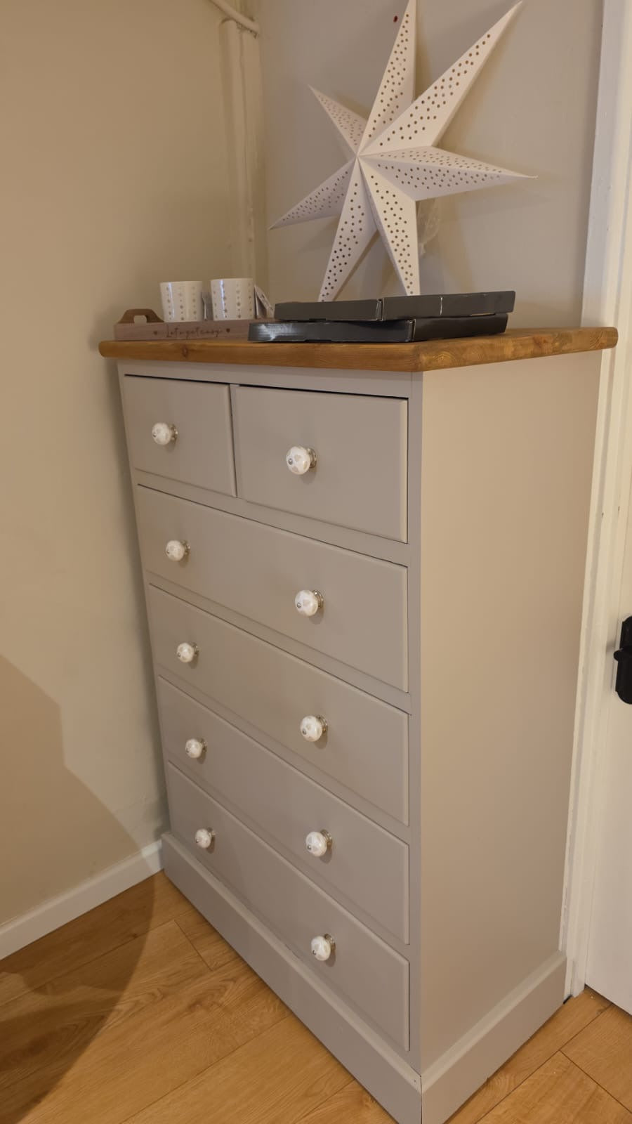 Solid Pine Large Chest of drawers