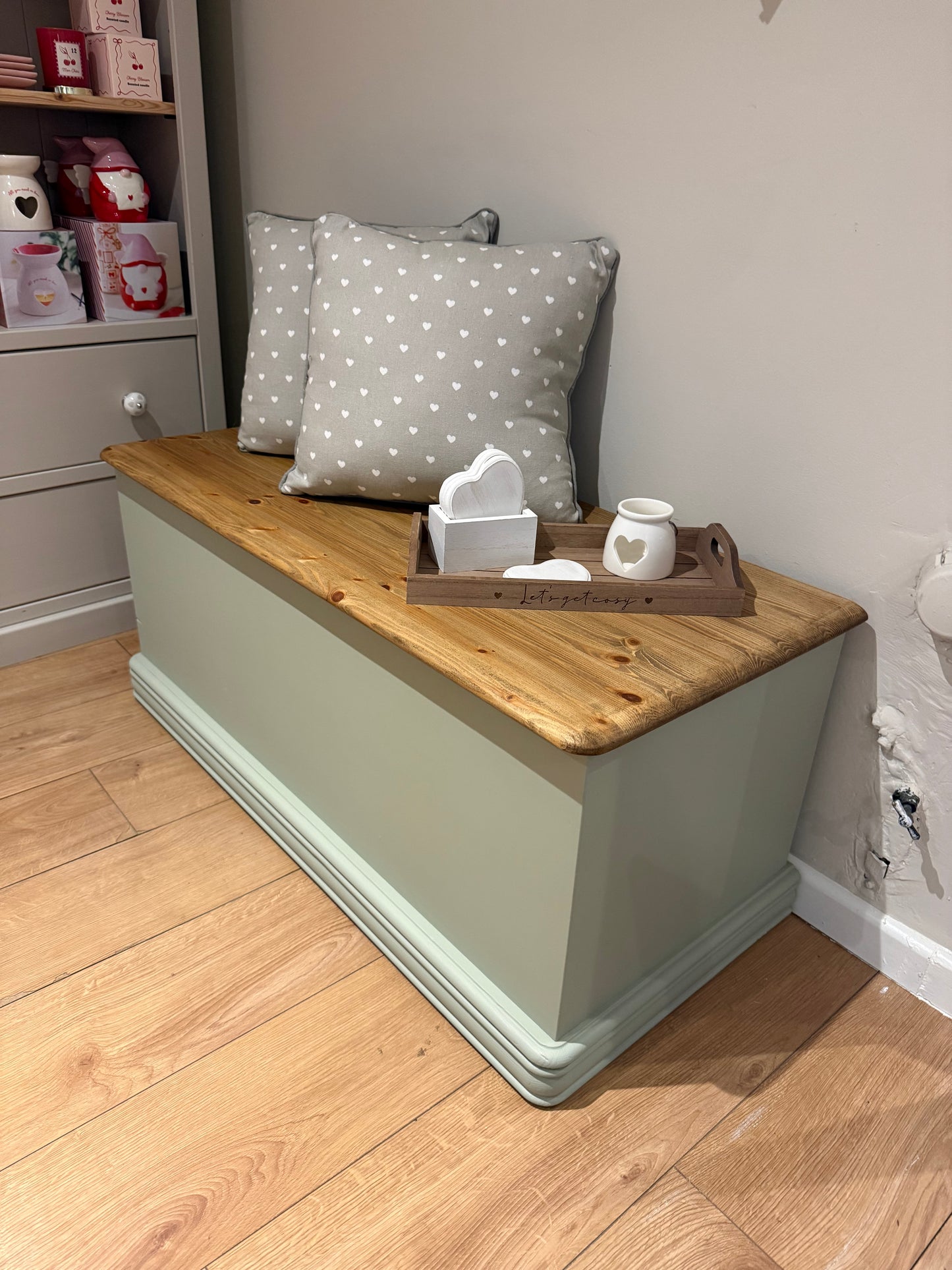 Solid Pine Blanket Box