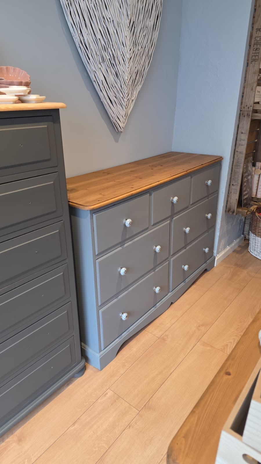 Solid Pine Chest of Drawers/Sideboard