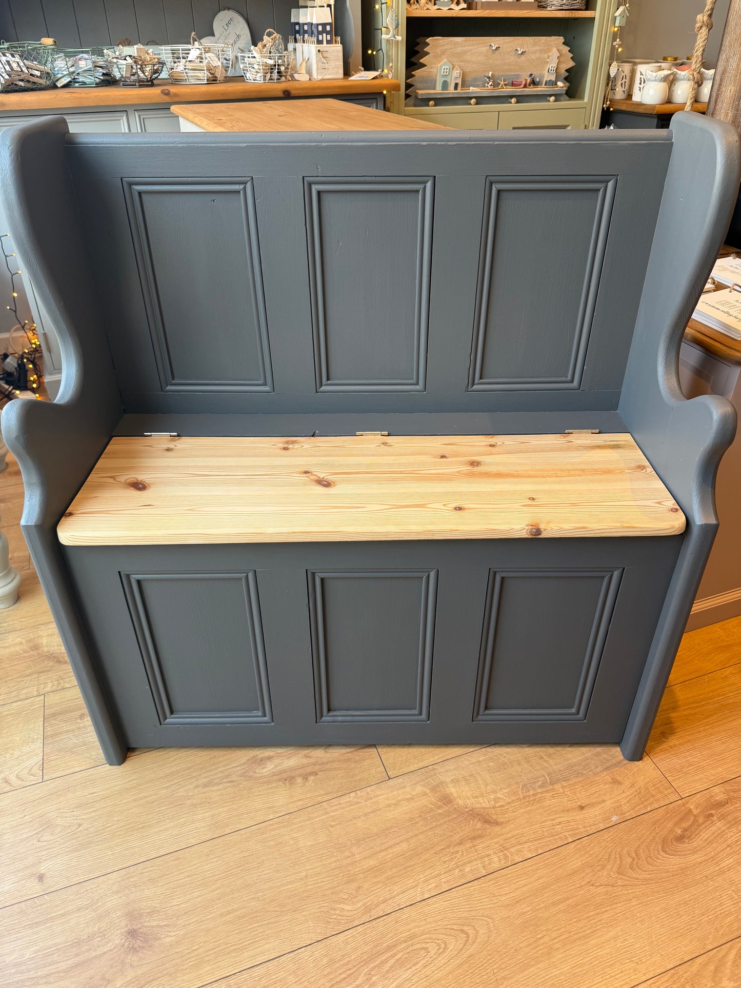 Solid Pine Monks Bench