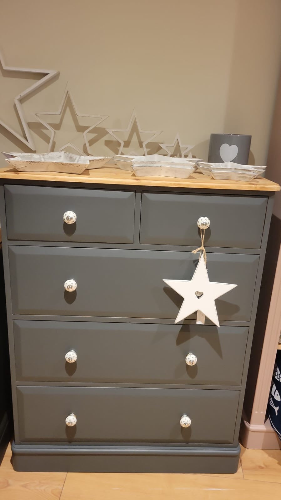 Solid Pine Chest of drawers