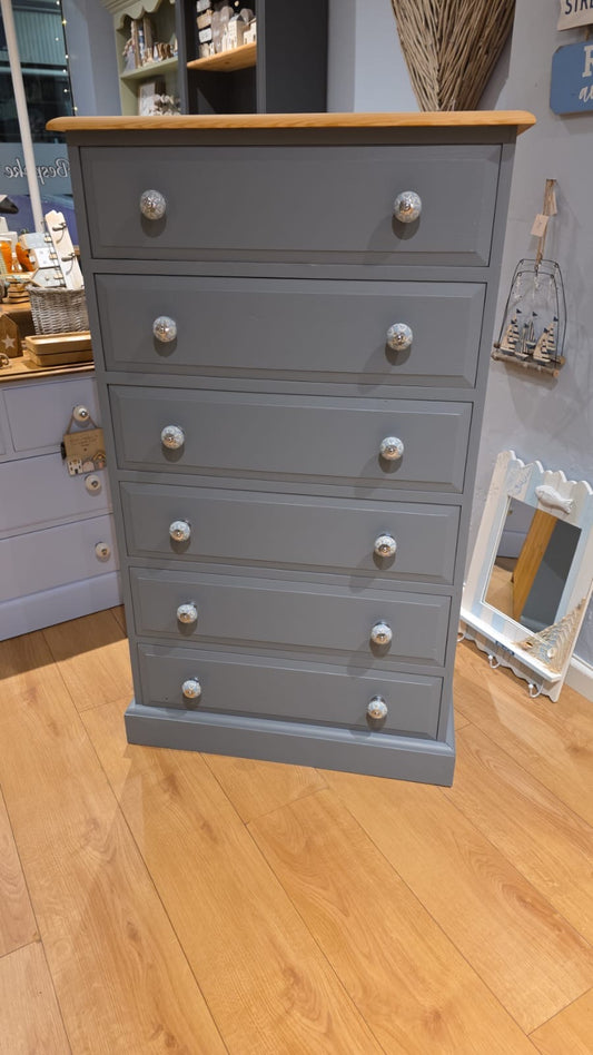 Solid Pine Chest Of Drawers