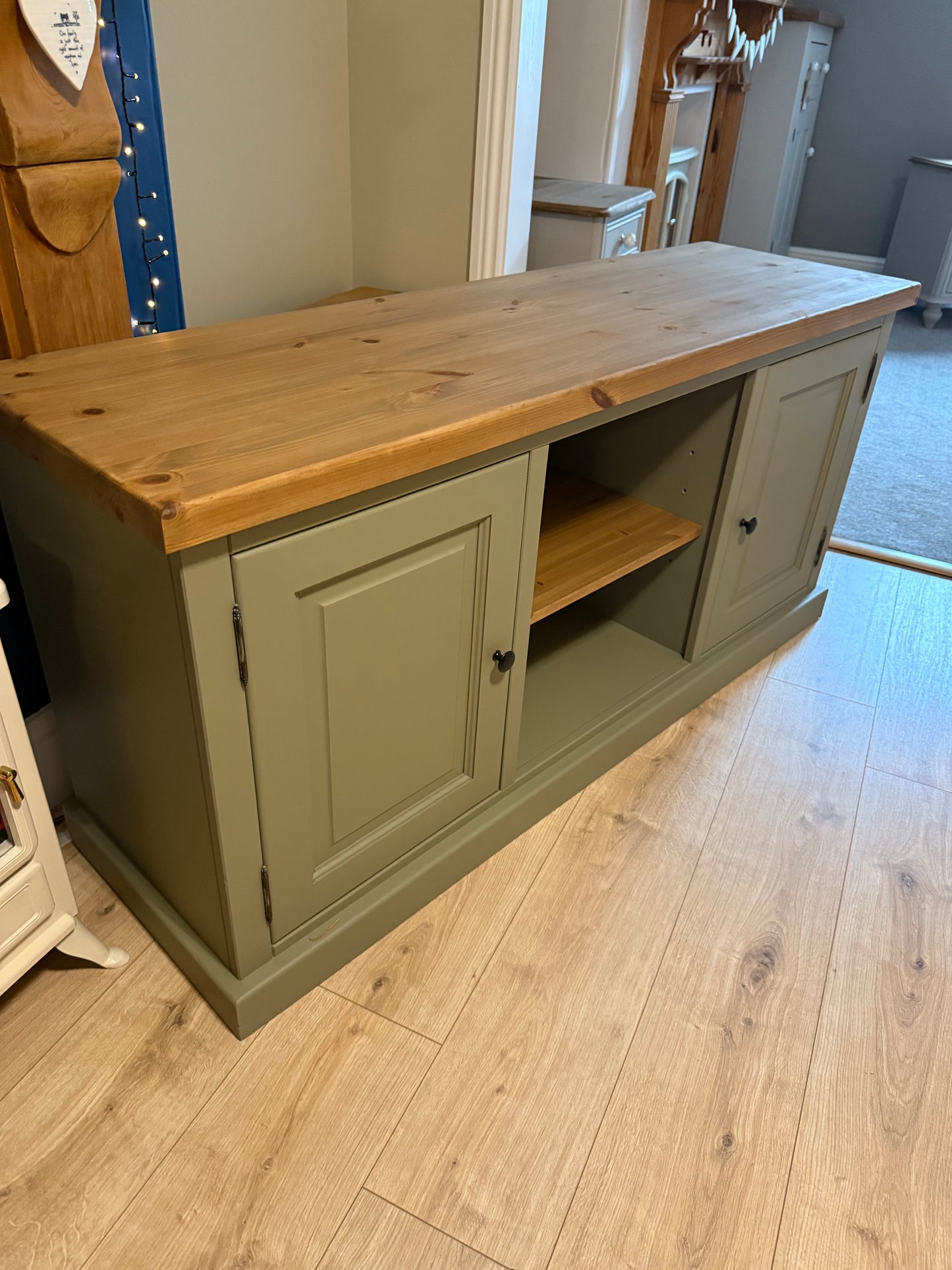 Solid Pine TV unit