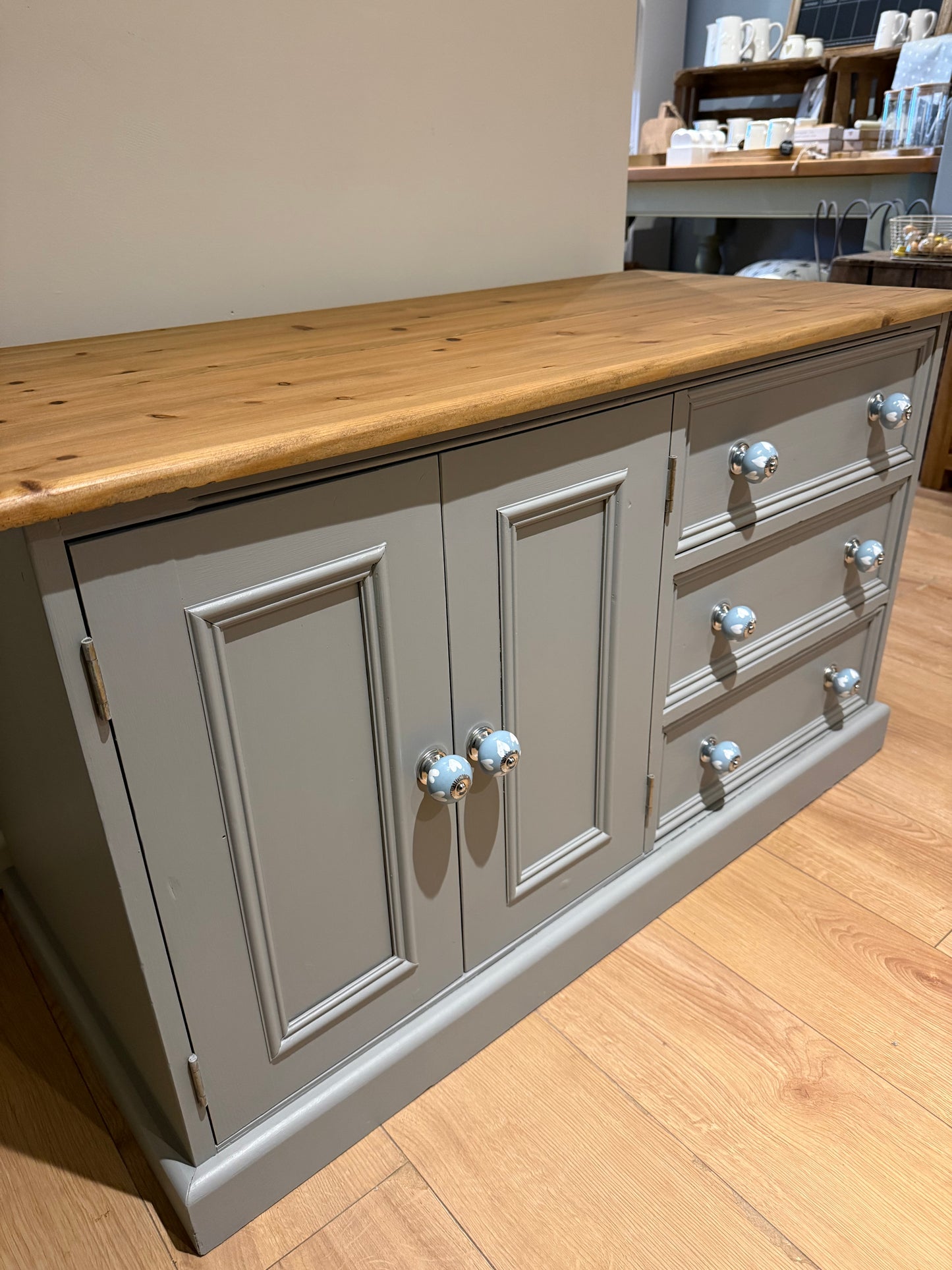 Solid Pine TV unit
