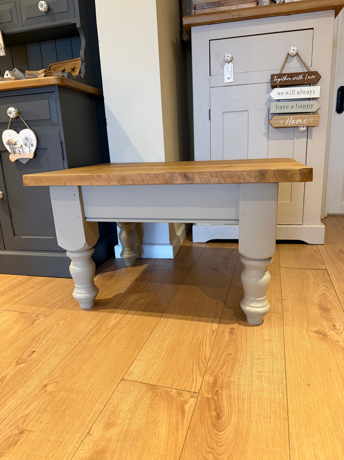 Solid Pine Chunky Coffee Table