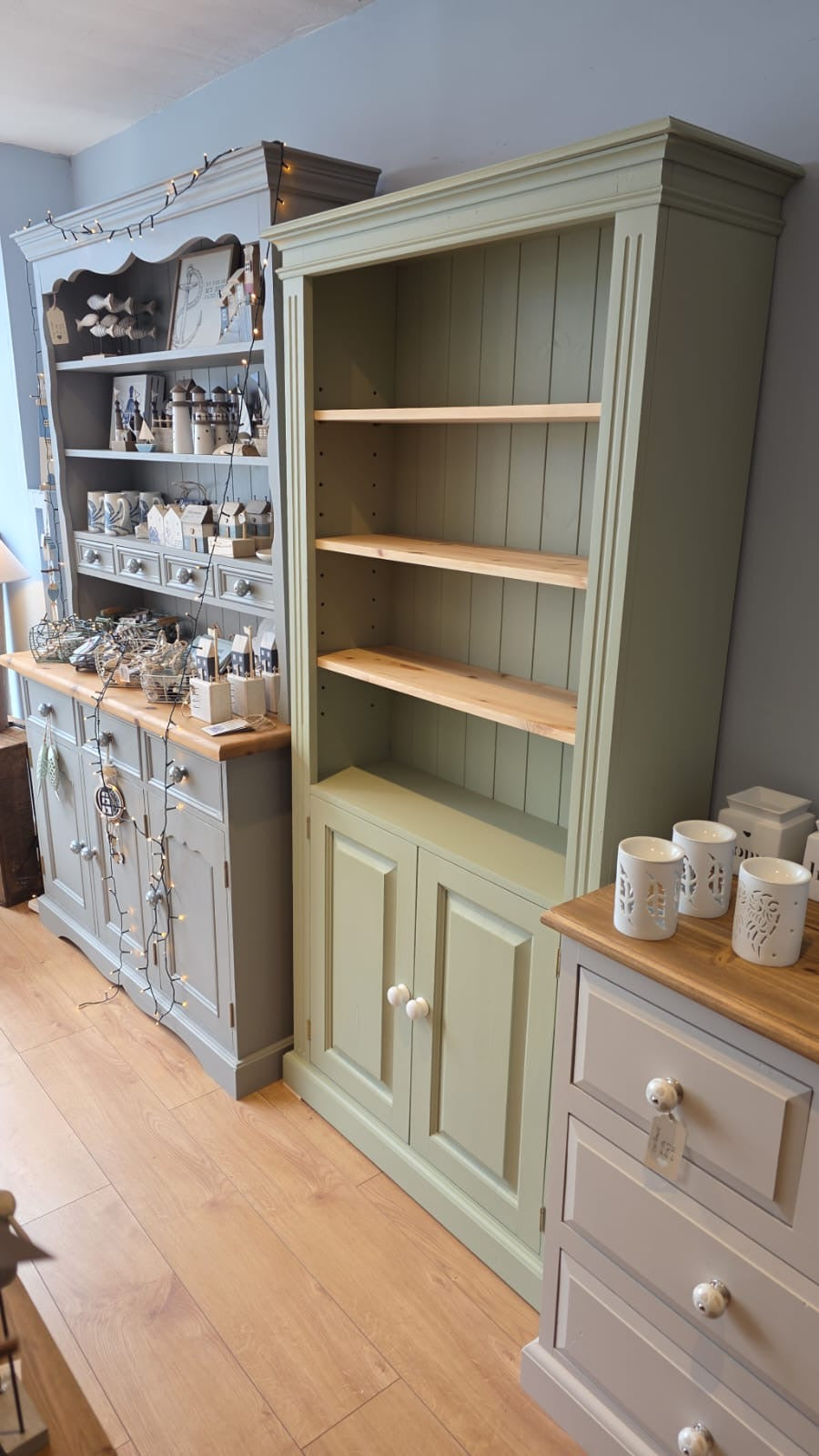 Solid Pine Bookcase/Cupboard