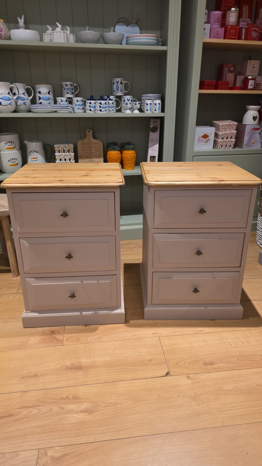 Solid Pine Bedside Tables