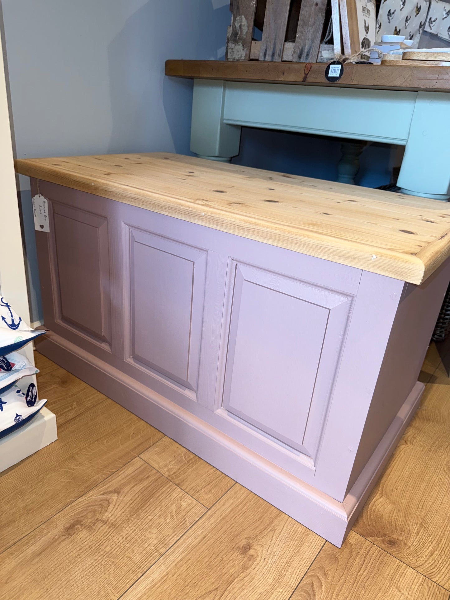 Solid Pine Blanket Box