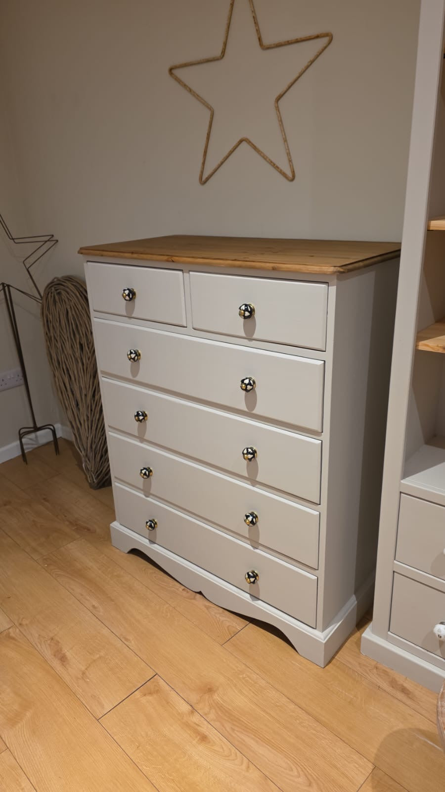 Solid Pine Chest of Drawers