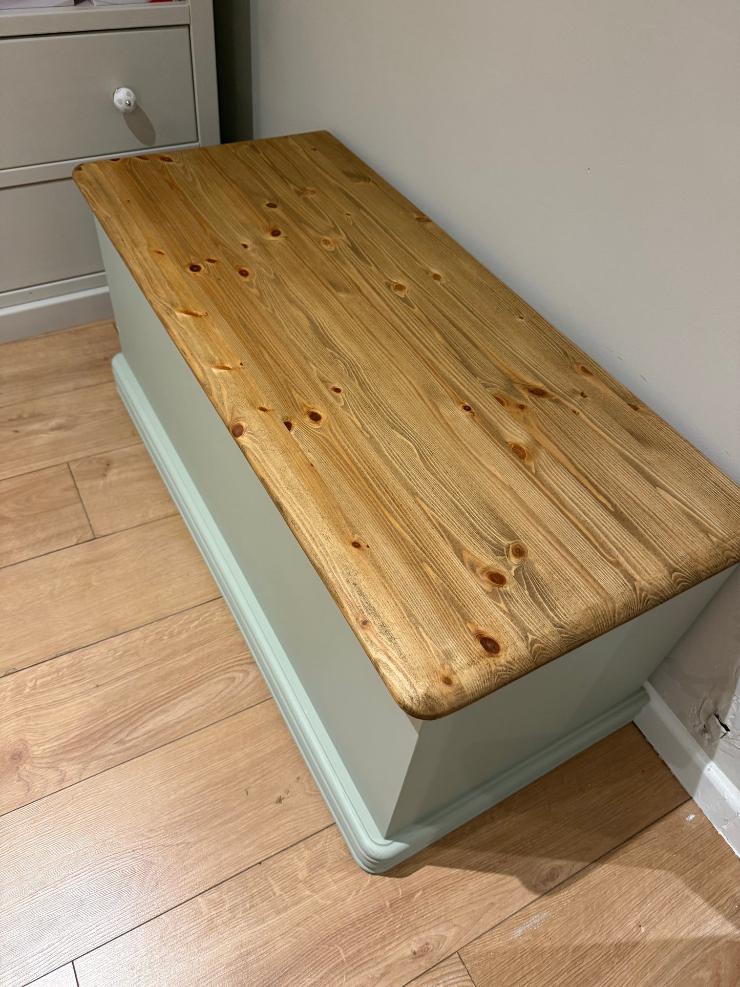 Solid Pine Blanket Box