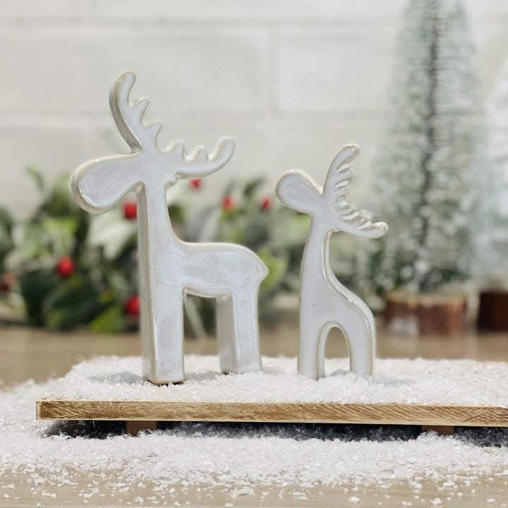 Natural Reindeer Decoration, 20cm