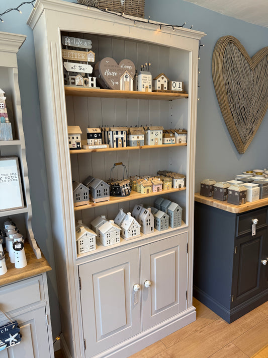 Solid Pine Bookcase Display Unit