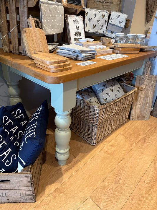 Chunky Solid Pine Dining Table