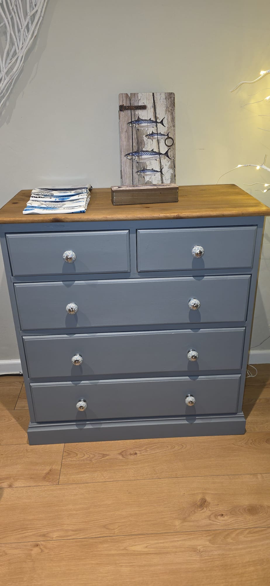 Solid Pine Chest of Drawers
