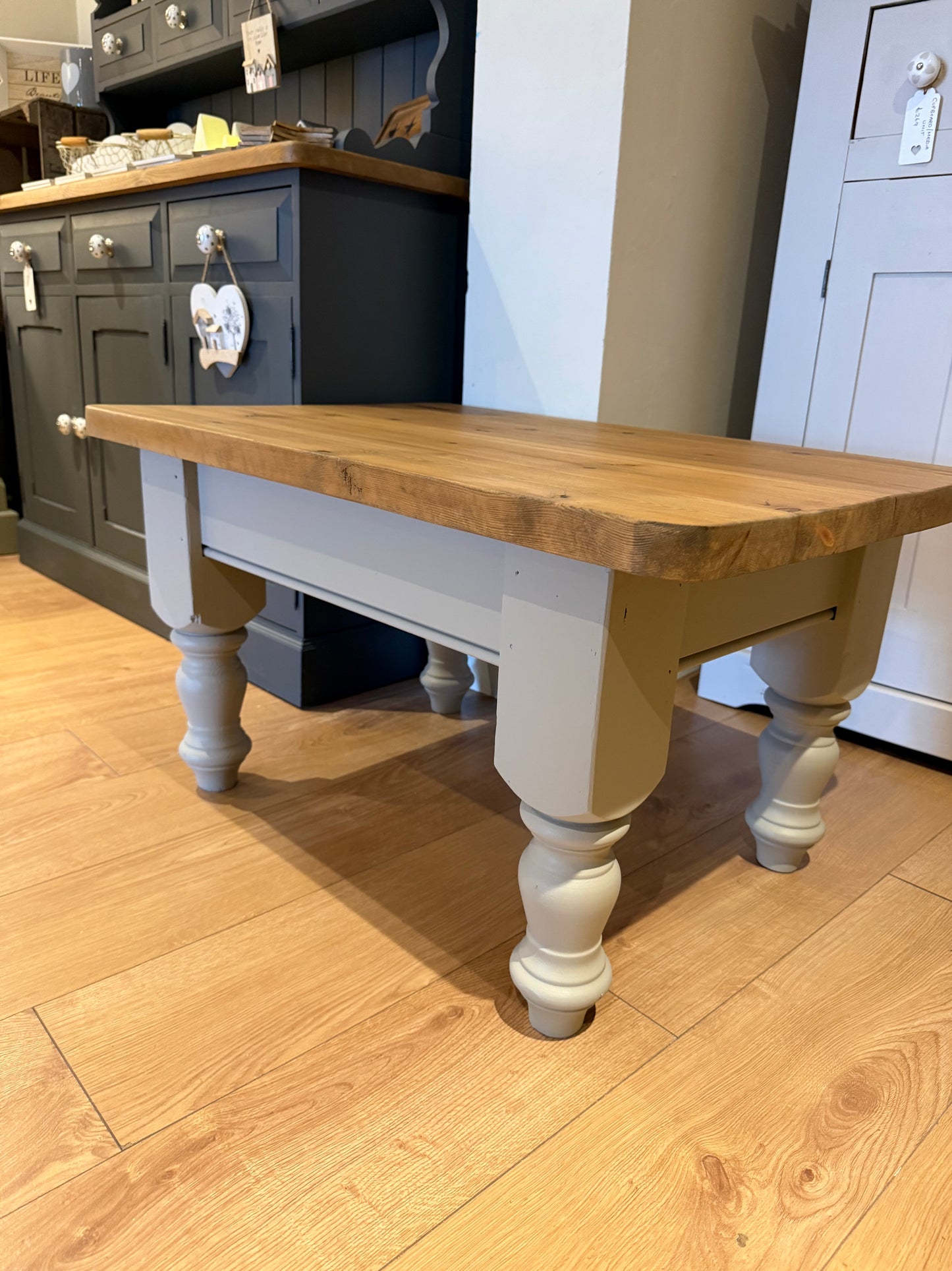 Solid Pine Chunky Coffee Table