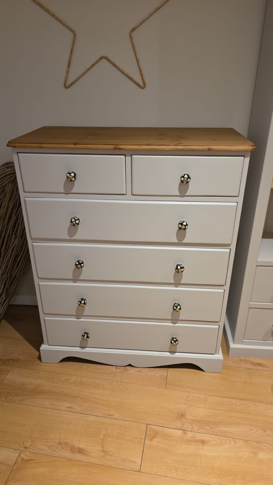 Solid Pine Chest of Drawers