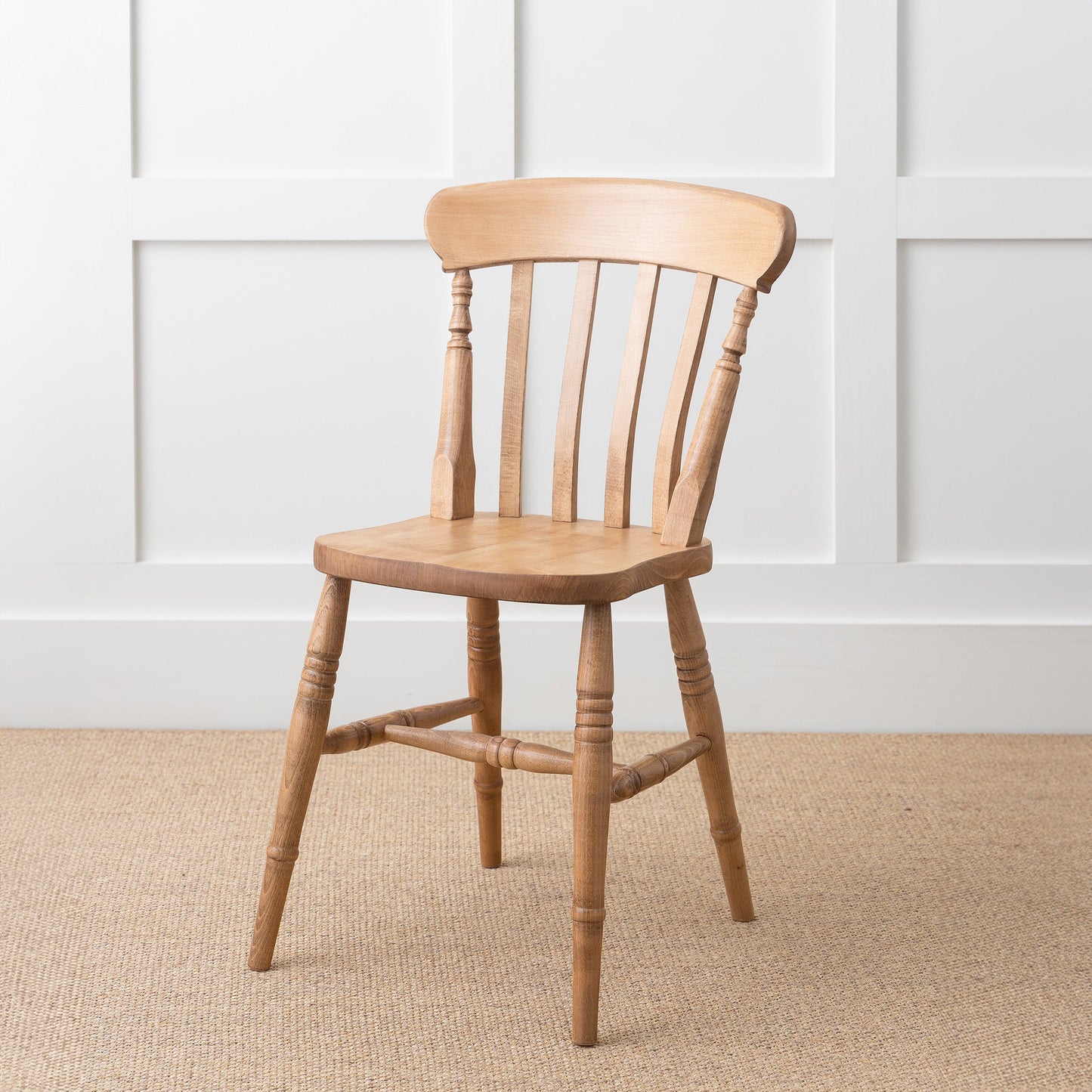 Farmhouse Slat Back Chair (Painted)