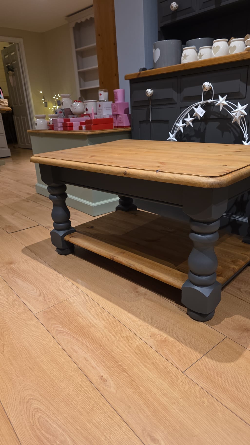 Solid Pine Chunky Coffee Table