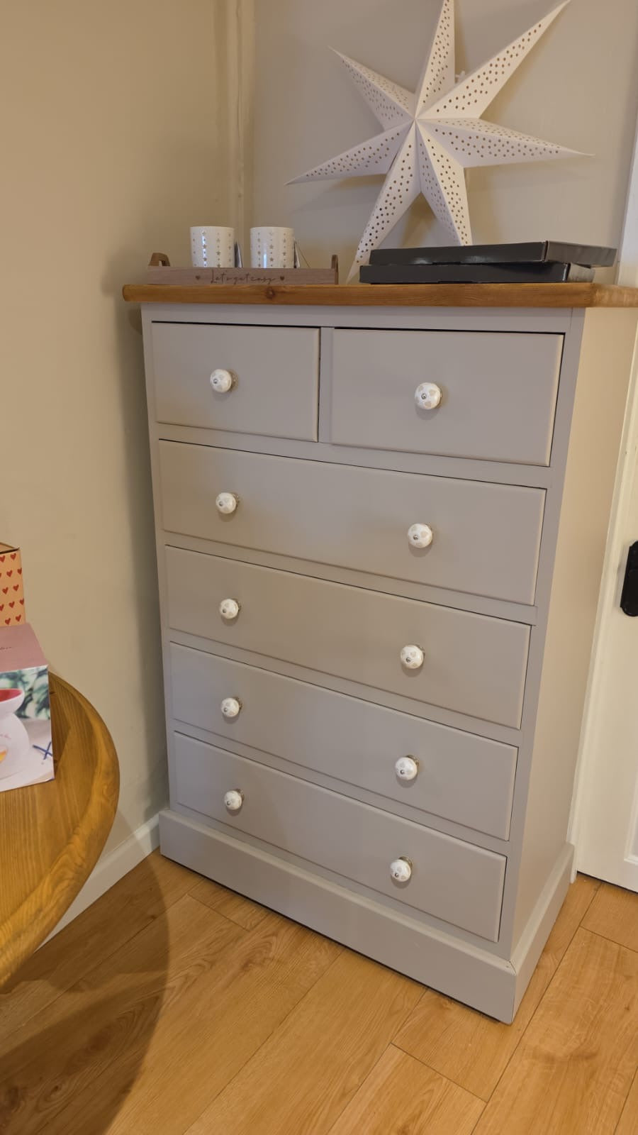 Solid Pine Large Chest of drawers